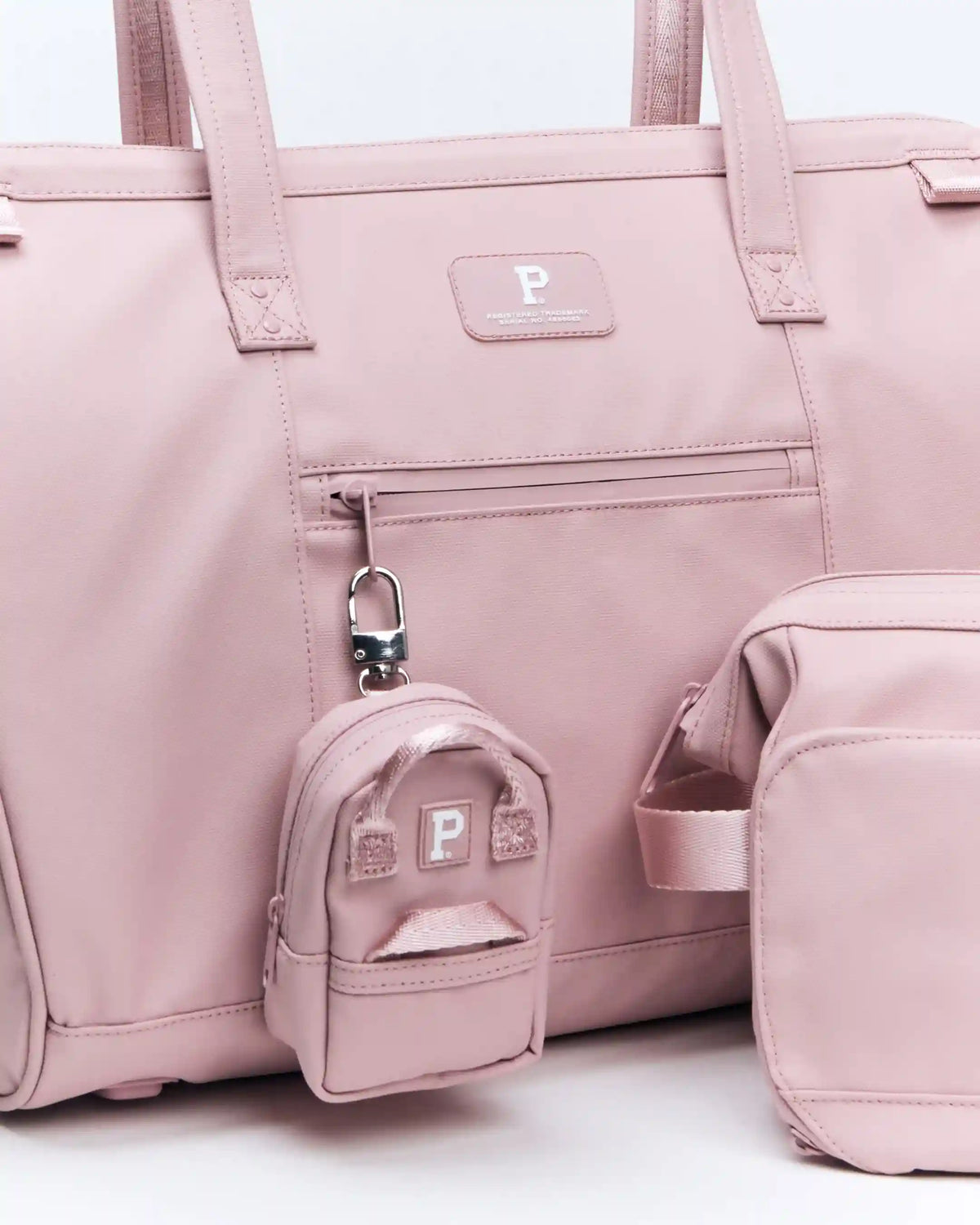 Cascade Bag Charm - Backpack - Blush