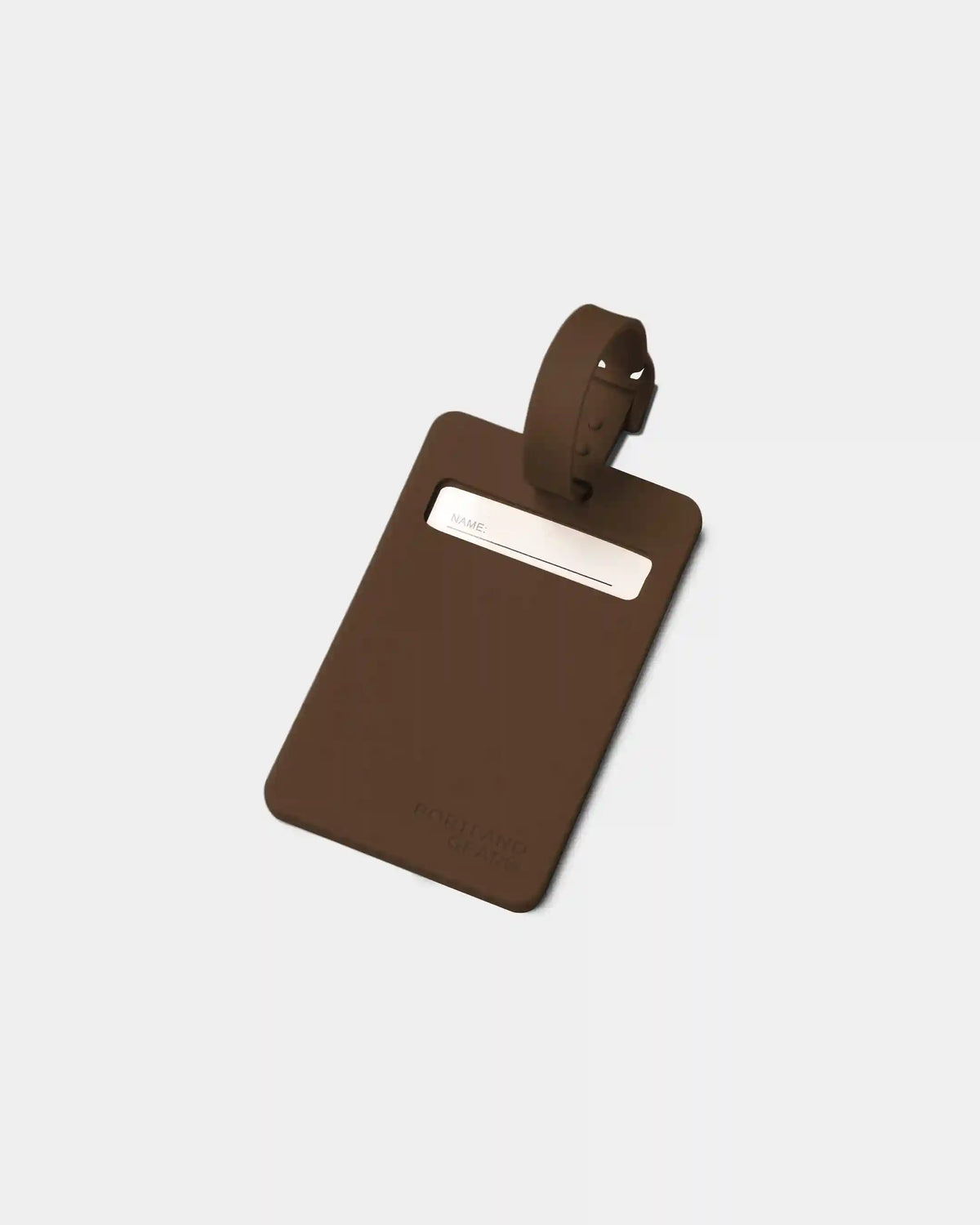 Luggage Tag - Silicone - Standard - Chocolate