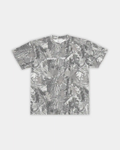 HeavyKnit Slogan Tee - Grey Camo