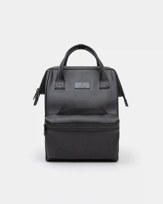 Cascade Backpack - Standard - Black Leatherlite