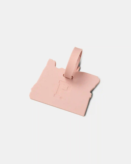 Luggage Tag - Silicone - Oregon - Blush