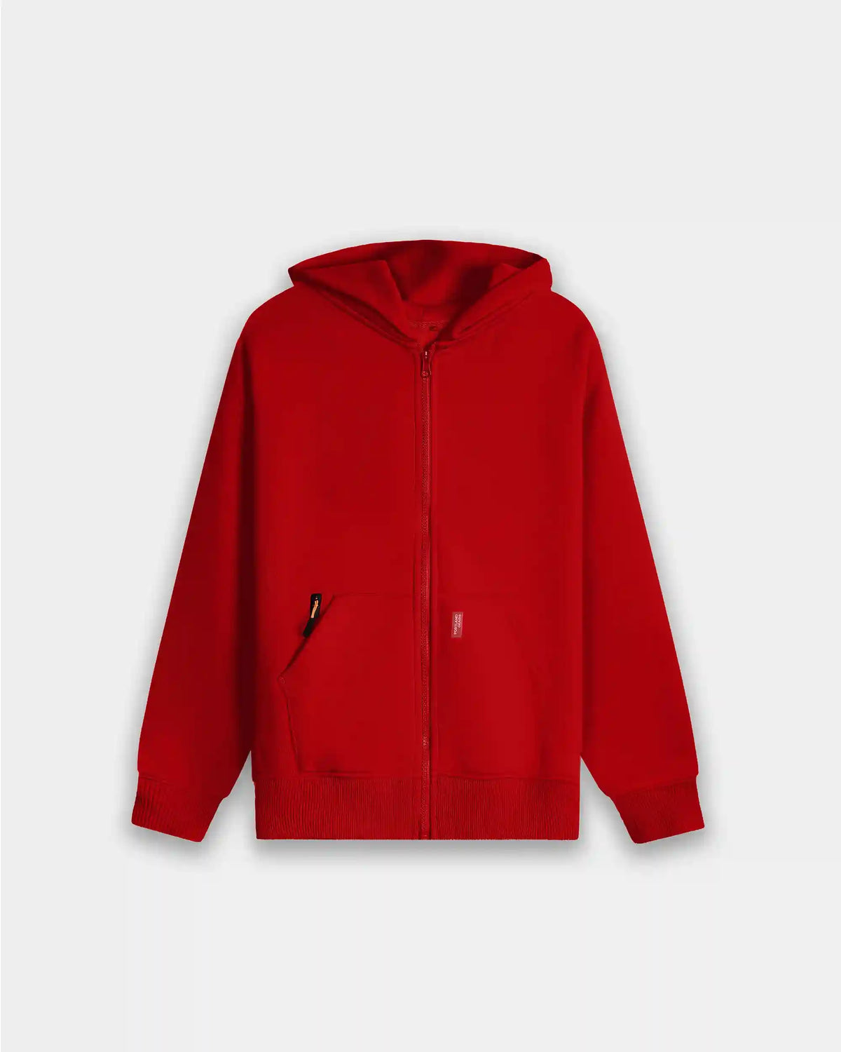 Cloudburst Zip Hoodie - Cherry