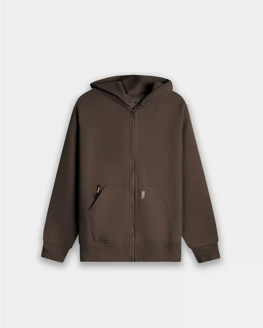 Cloudburst Zip Hoodie - Chocolate