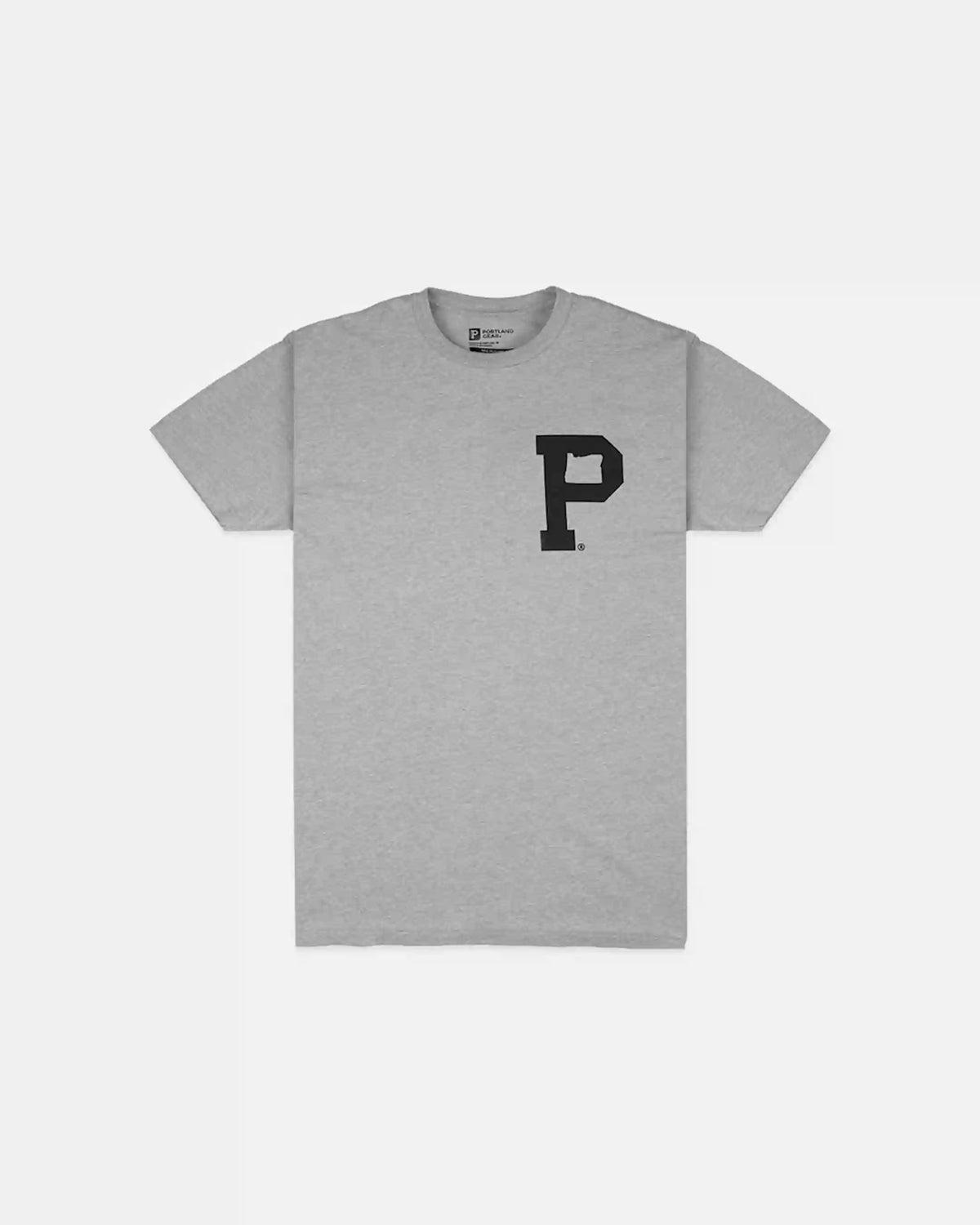 Soft-Blend Rose City "P" Tee - Grey