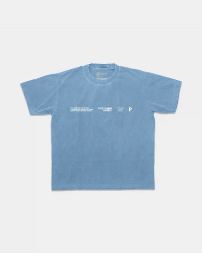 All-American Slogan Tee - Sky